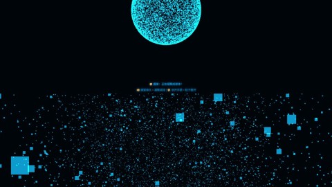 Three.js + MediaPipe 手势识别特效源码：实现 AI 摄像头控制 3D 粒子凝聚与散开