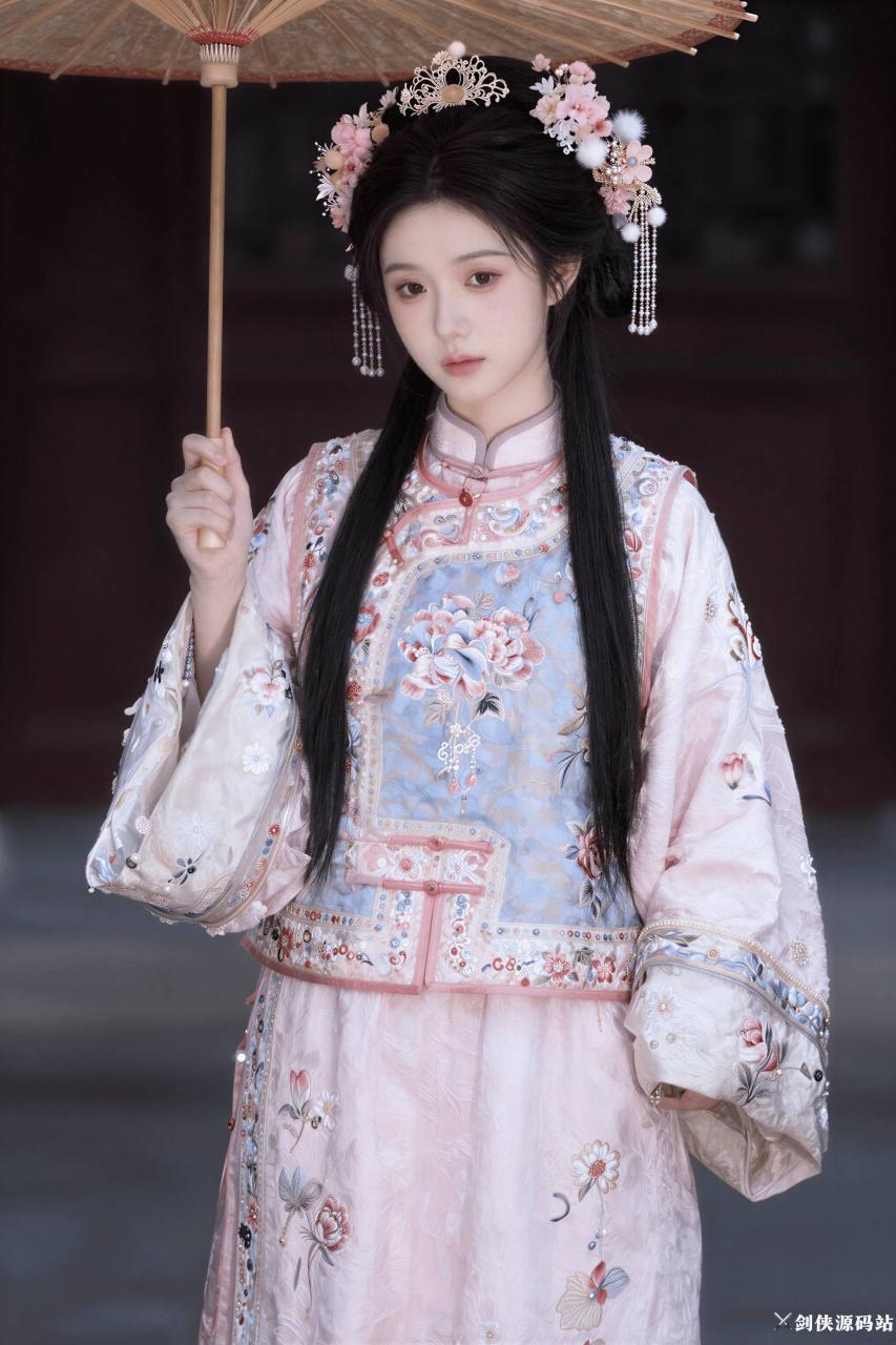 油纸伞清汉女袄裙古风图.jpg
